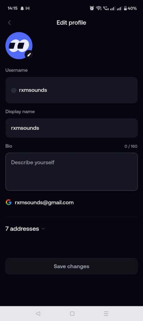 complete ur profile on fomo app